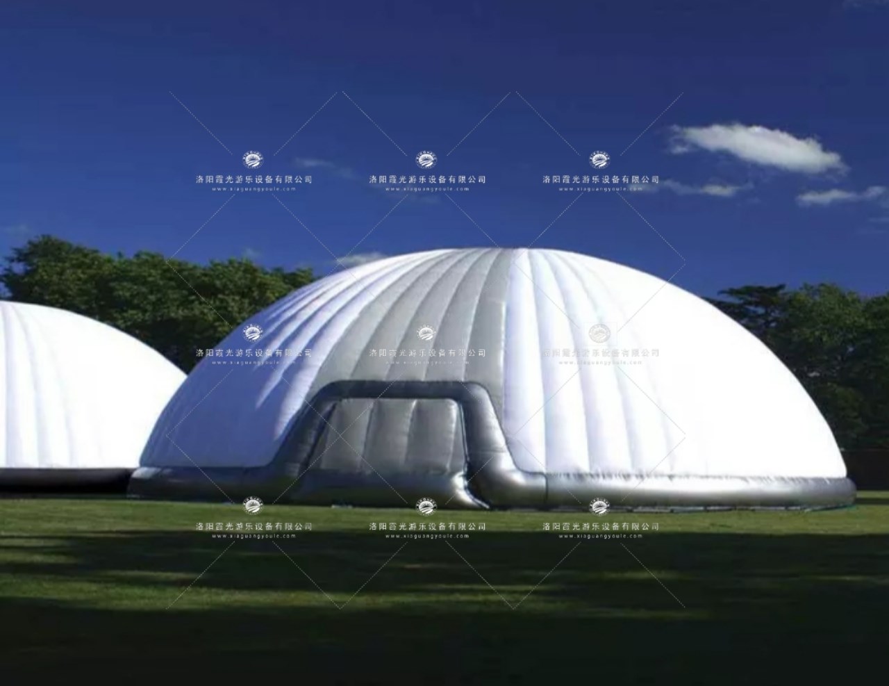 白云球型充气帐篷